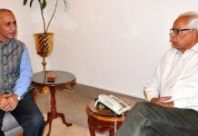Dineshwar Sharma meets Governor