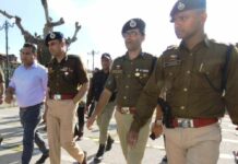 IGP Kashmir visits Hazratbal