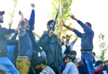 Thousands attend funeral prayers of slain Sameer Tiger, militants offer gun salute
