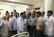 Dr Manyal pays surprise visit to JLNM Hospital