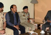 K Vijay Kumar assumes office as Advisor to Governor, reviews security situation