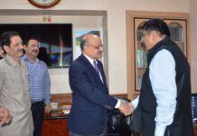 B V R Subrahmanyam assumes office as Chief Secretary of J&K