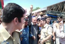 Police foil Er Rasheed’s march against Lal Singh’s threat to Journalists