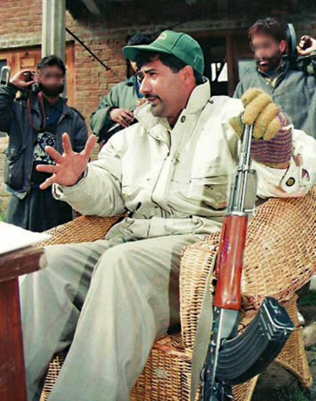 Pro-government militant Azad Nabi