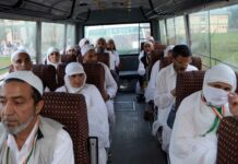 J&K’s first batch of Hajj pilgrims leaves for Saudi Arabia