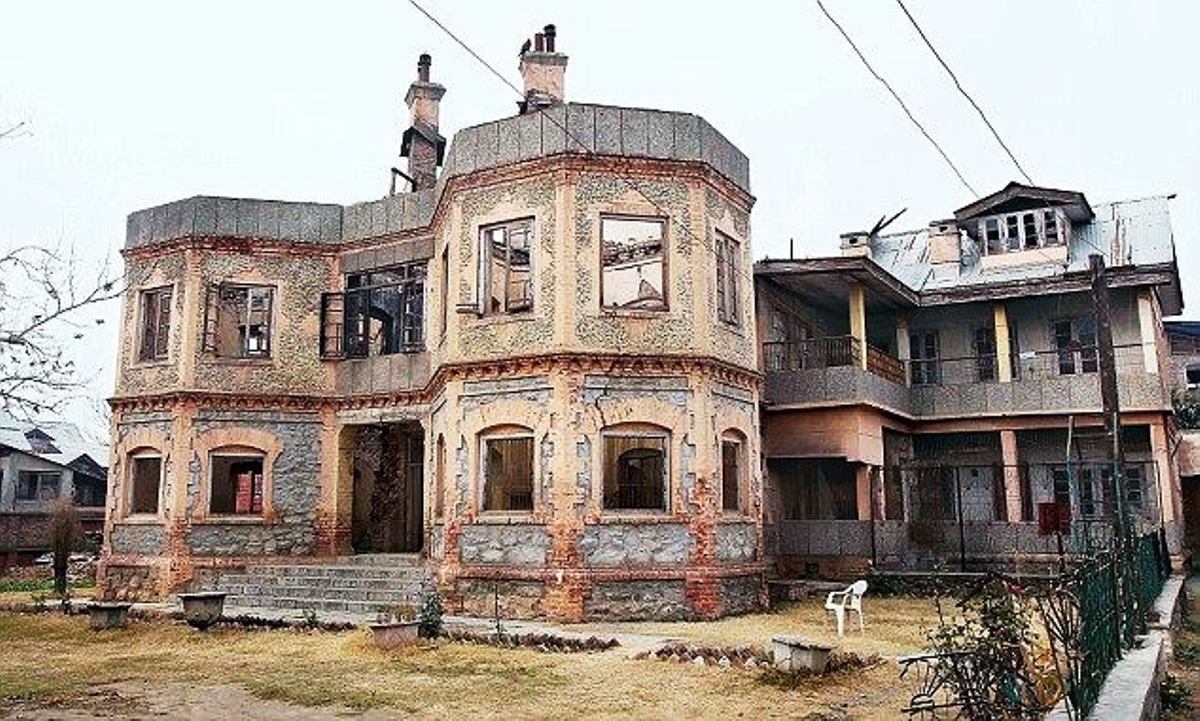 The historical residence of Sheikh Mohammad Abdullah in Soura Srinagar