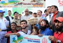 J&K Bank Wins 16th J&K Police Martyr’s Memorial Football Tournament 2018 Trophy