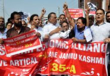 Article 35-A: Police foil KEA protest march to UN office