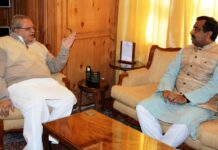 Ram Madhav meets Governor