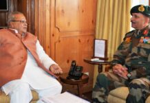 GOC 14 Corps briefs Governor