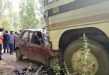 Two dead in Pattan road accident