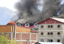 Fire breaks out in Srinagar’s Pamposh hotel