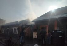 Fire engulfs canteen of maternity hospital at SKIMS