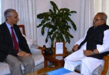 Dineshwar Sharma meets Governor