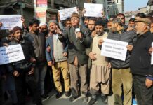 On JRL call, JKLF stage peaceful protests in Srinagar areas