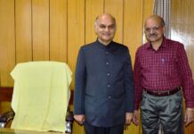 K K Sharma assumes office as Advisor to Governor