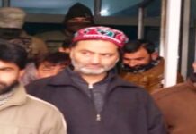 Discharged by SKIMS, Yasin Malik shifted back to police station