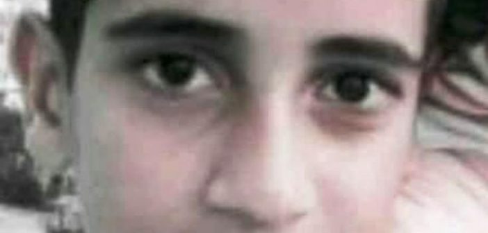 Atif Mir, the minor son of the house-owner who was killed in an encounter in Hajin, after the militants retained him as a hostage on March 22, 2019.