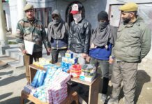 Three burglars arrested in Budgam, stolen items recovered