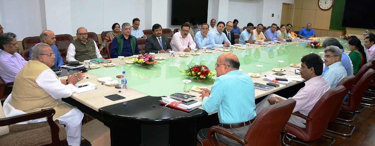 Governor reviews functioning of Government Departments