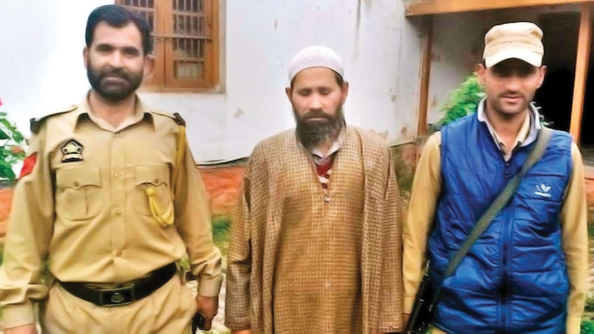 BANDIPORA Absconding for almost 23 years for his involvement in the killing of seven persons, an Ikhwani, a government gunman, Wali Mohammad Mir, son of Mohammad Maqsood Mir, resident of Saderkoot Bala, Bandipora, was arrested last week. He was arrested by Sumbal police from Barwala Kangan village and is said to be involved in case FIR No. 125/1996 U/S 302, 307, 325, 341 RPC 7/27 arms Act. He is accused in the brutal murder of seven persons including five men and two women, and injuring five other persons of village Saderkoot Bala.