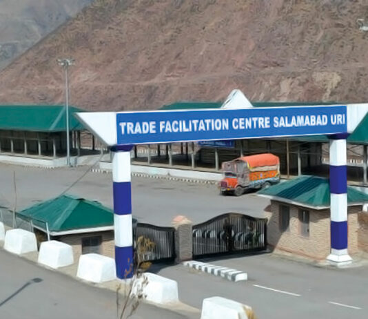 Cross-LoC Trade Chapter Closes as Salamabad Centre Turns to Border Tourism A view closed Trade Facilitation Centre at Salamabad Uri.