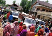 Kralpora pregnant woman’s death: Family stages protest, alleges murder by in-laws