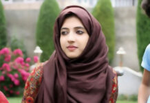 Sama Shabir, the daughter of Kashmiri separatist leader Shabir Ahmad Shah
