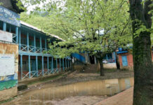 Women’s Degree College Kupwara housed in Govt Middle School Salkote Kupwara. KL Image by Faheem Mir