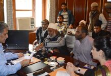 Advisor Ganai Met 16 Delegations at Grievance Cell