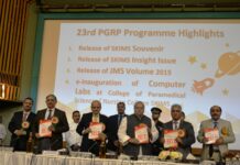 Governor Inaugurates 23rd Annual Post Graduate Research Presentation Programme Of SKIMS