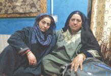 Khadija and Fareeda at their home. KL Image: Aaqib Hyder