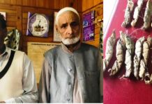 Father-son duo arrested for peddling drugs in Sopore: Police