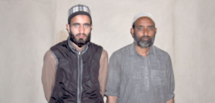 Faizan Ahmad Tunch with hus father Abdul Majeed Tunch. Fake Kaun banega crore pati