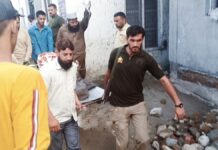 Three persons injured in fire mishap