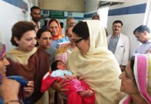 Vasundhara Masoodi pays surprise visit to G B Pant Hospital