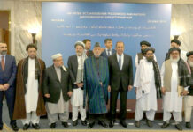 Russian Foreign minister Sergei Lavrov meets with Afghan and Taliban representatives in Moscow ahead of a conference for the centennial anniversary.