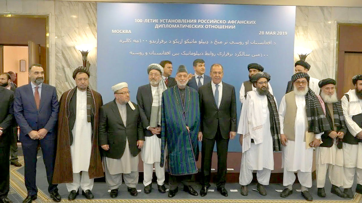 Russian Foreign minister Sergei Lavrov meets with Afghan and Taliban representatives in Moscow ahead of a conference for the centennial anniversary.