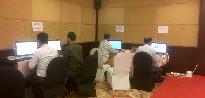 Inside view of media centre Srinagar.