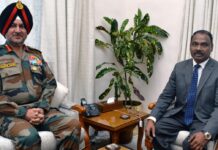 Northern Army Commander meets Lt Governor