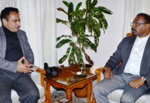 Chairman All Jammu and Kashmir Panchayat Conference meets Lt Governor