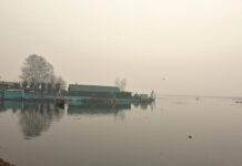 A view of Dal Lake.