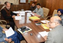 Chief Secretary chairs Executive Committee meeting of SDRF