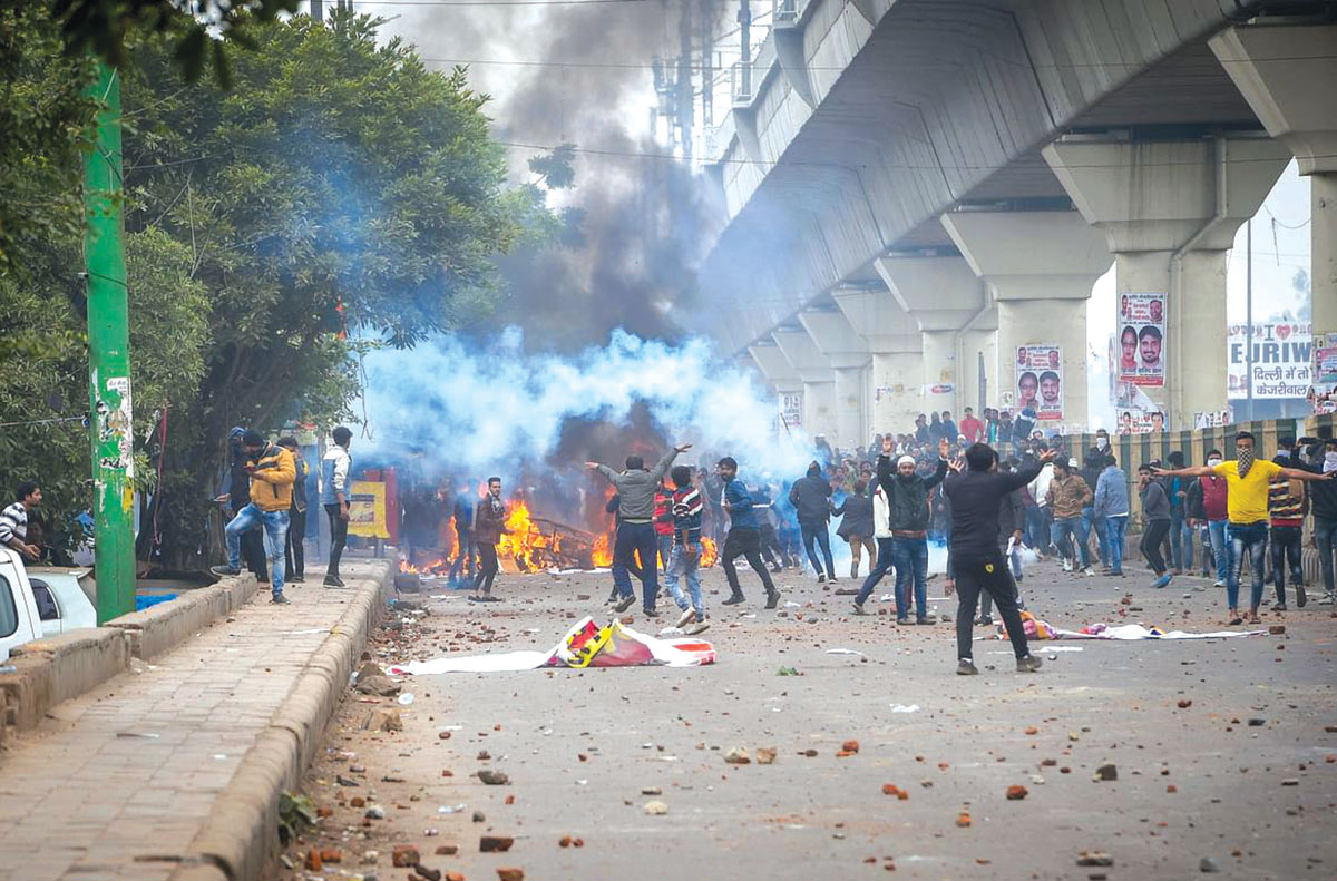 Clashes erupted in various parts of Delhi after centre passes Citizen Amendment Bill.