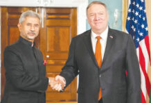 Foreign Minister S Jaishankar and US Secretary of State Mike Pompeo