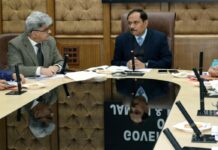 Advisor Bhatnagar reviews progress on major H&ME projects across J&K