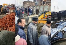 Srinagar administration begins retrieval of encroached parts of Khushalsar lake