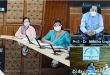 Dr Jitendra Singh reviews work done, preparedness to combat COVID-19 spread in JK