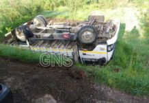 10 CRPF men injured as vehicle turns turtle in central Kashmir
