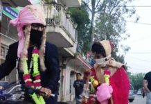 Coronavirus: Groom Gets Bride On Bike